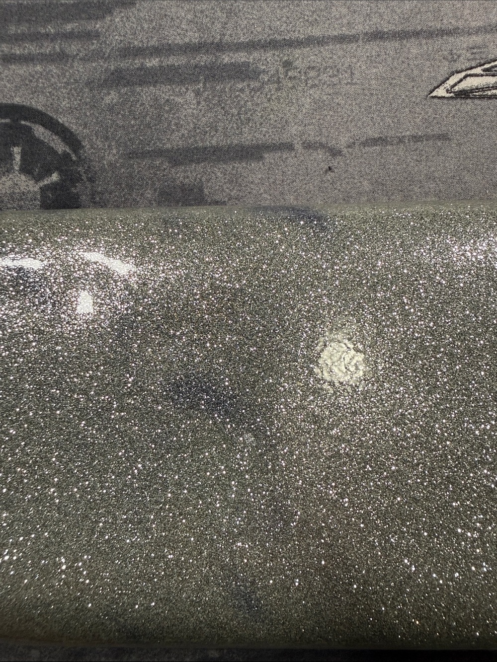 LUX DE VILLE STARLIGHT WALLET IN SILVER SPARKLE - Picture 5 of 6